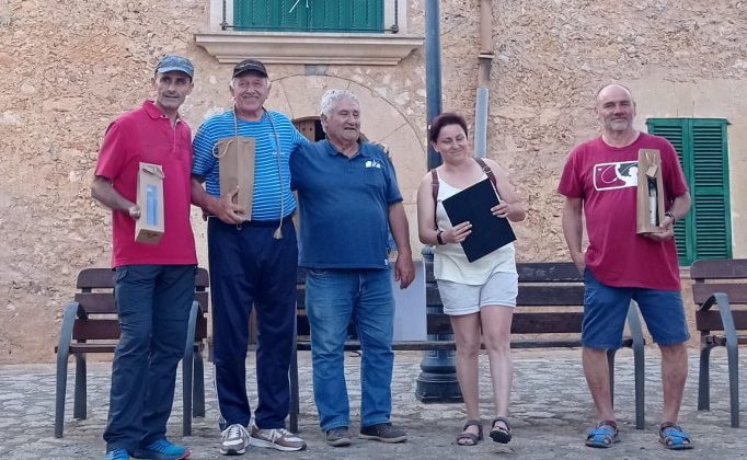 Tir de Fona en Biniali valedero para el Campeonato de Mallorca de la FBTH modalidad pelota