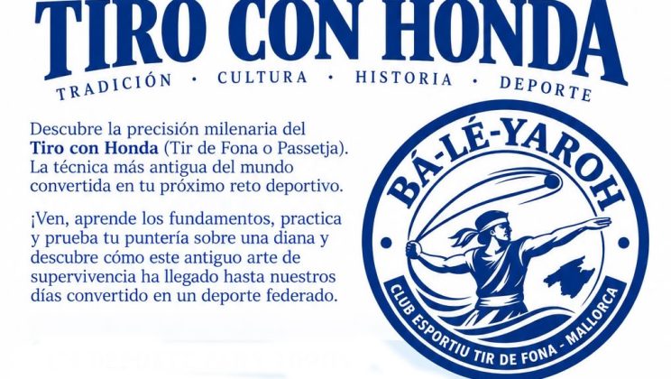 El Tiro de honda  presente en la Feria del Deporte. 2026 del 19 al 20 de Septiembre